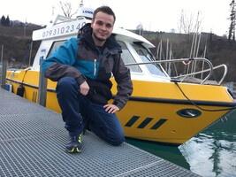 Bootsprüfungen bei minus 8° und starker Bise am Thunersee