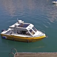 Drohne begleitete Bootsunterricht am Thunersee