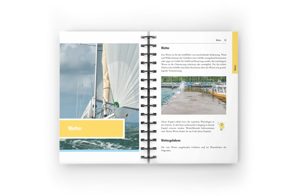 Das neue Theorie-Buch Bootstheorie.ch 4. Auflage 2020 f&uuml;r die Theorie Bootspr&uuml;fung Kat. A&D